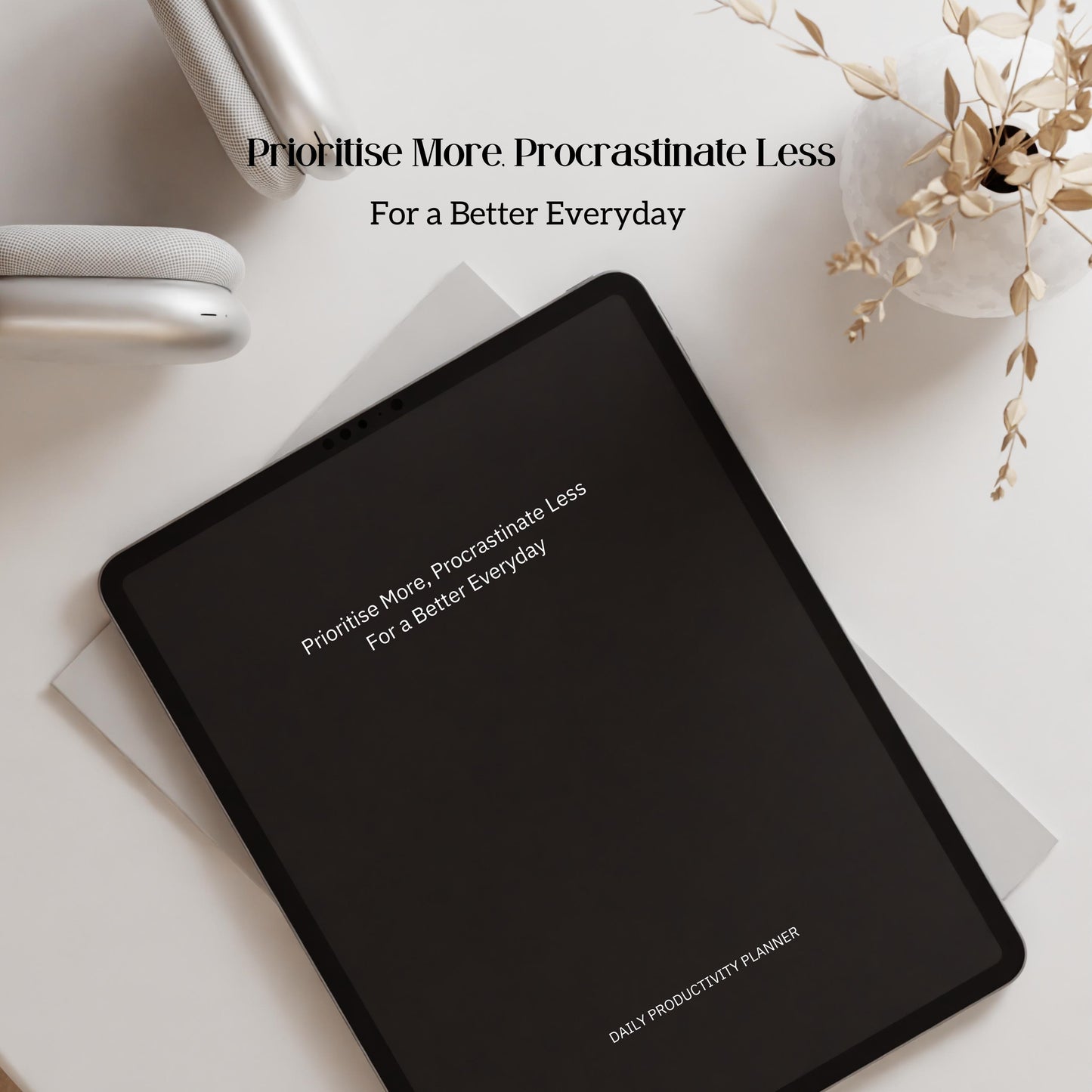 Digital Daily Productivity Planner. Goodnotes | IPAD | Undated. Gratitude, Weekly Schedule, Daily Schedule, Prioritised to - do lists