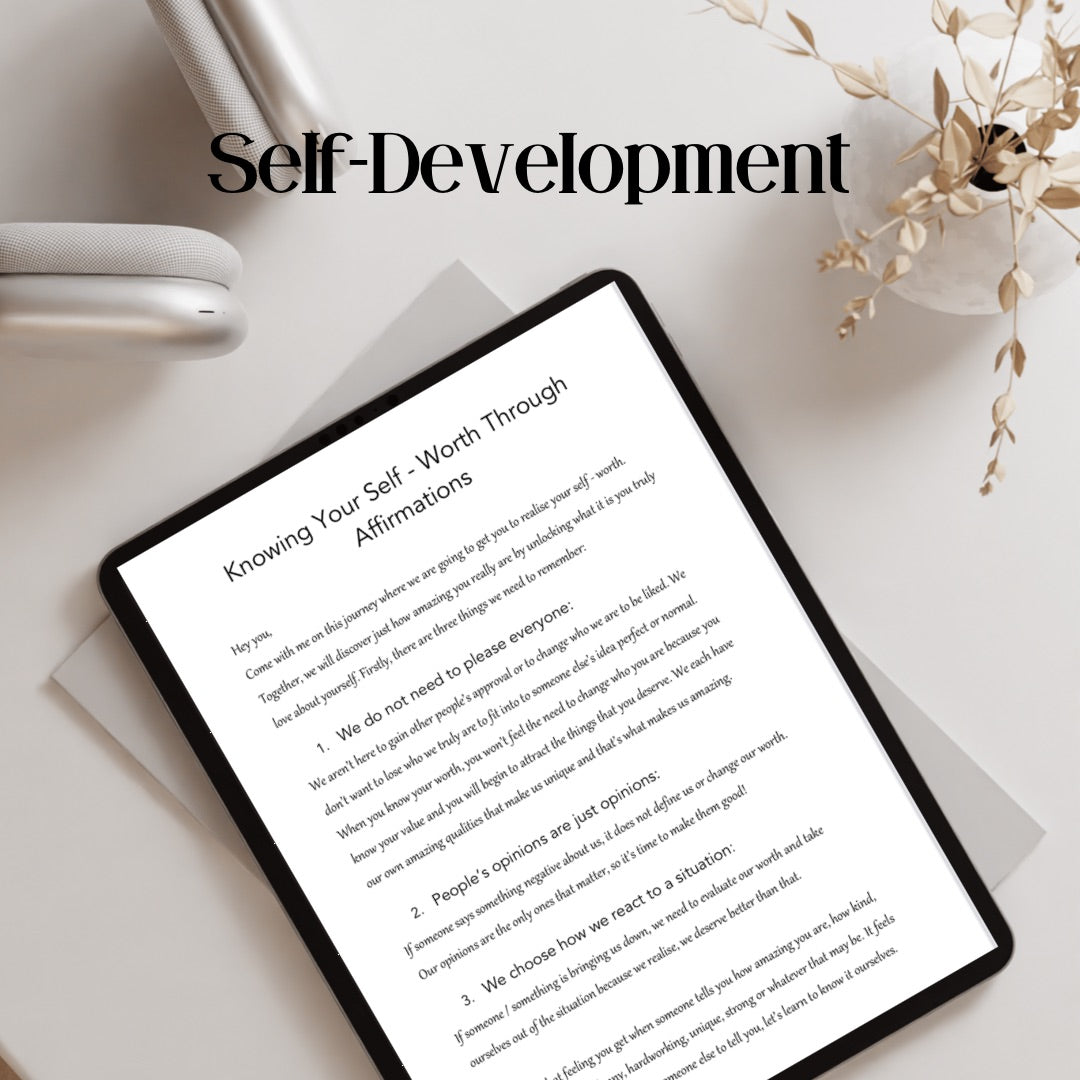 Digital Daily Mindset & Manifestation Journal. GoodNotes.Gratitude. Goal-Setting. Affirmations. Self-Worth. Manifestation. Managing Anxiety.