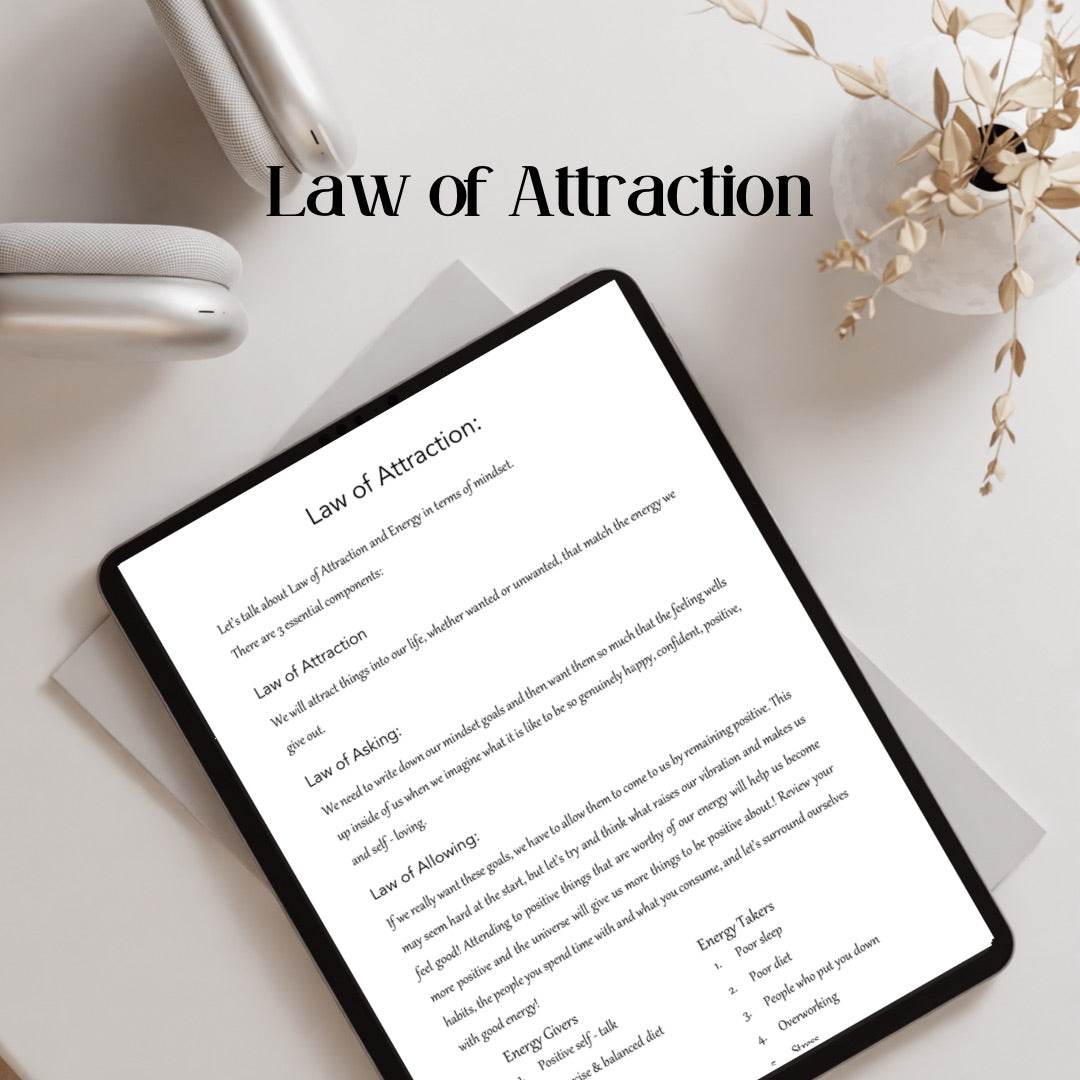 Digital Daily Mindset & Manifestation Journal. GoodNotes.Gratitude. Goal-Setting. Affirmations. Self-Worth. Manifestation. Managing Anxiety.