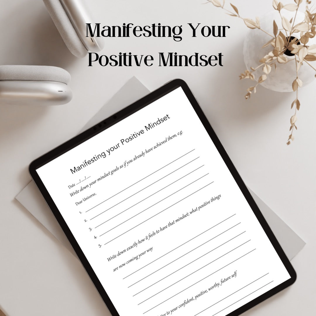 Digital Daily Mindset & Manifestation Journal. GoodNotes.Gratitude. Goal-Setting. Affirmations. Self-Worth. Manifestation. Managing Anxiety.