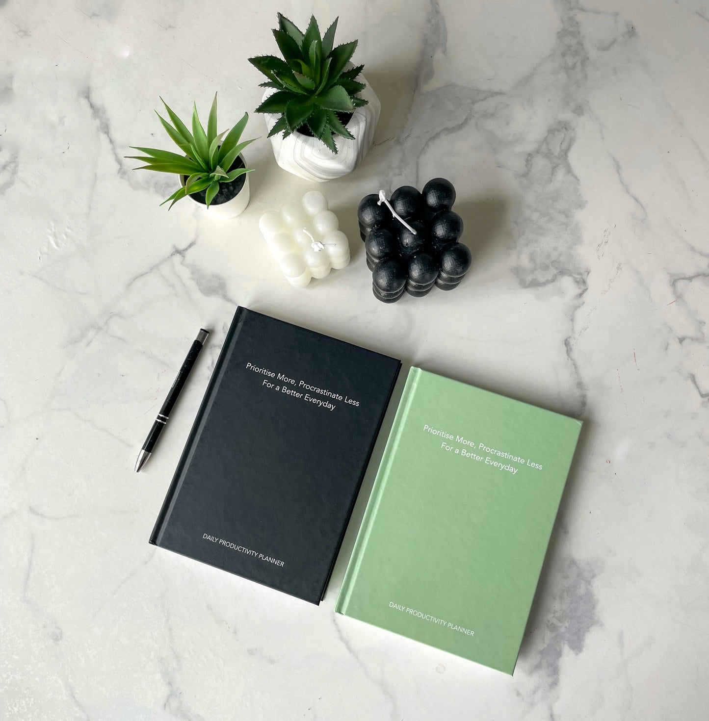 Daily Productivity Planner: Black