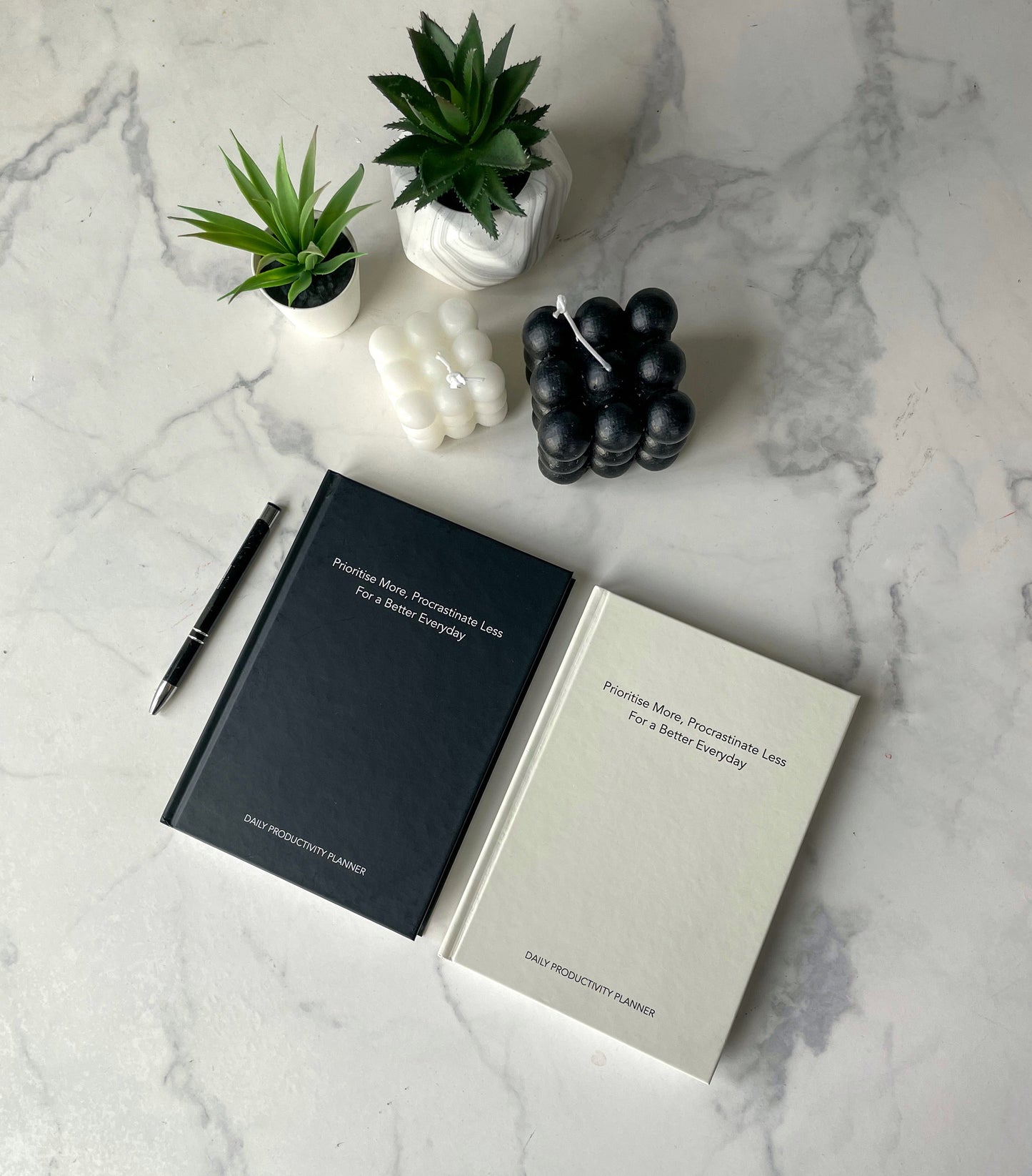 Daily Productivity Planner: Black