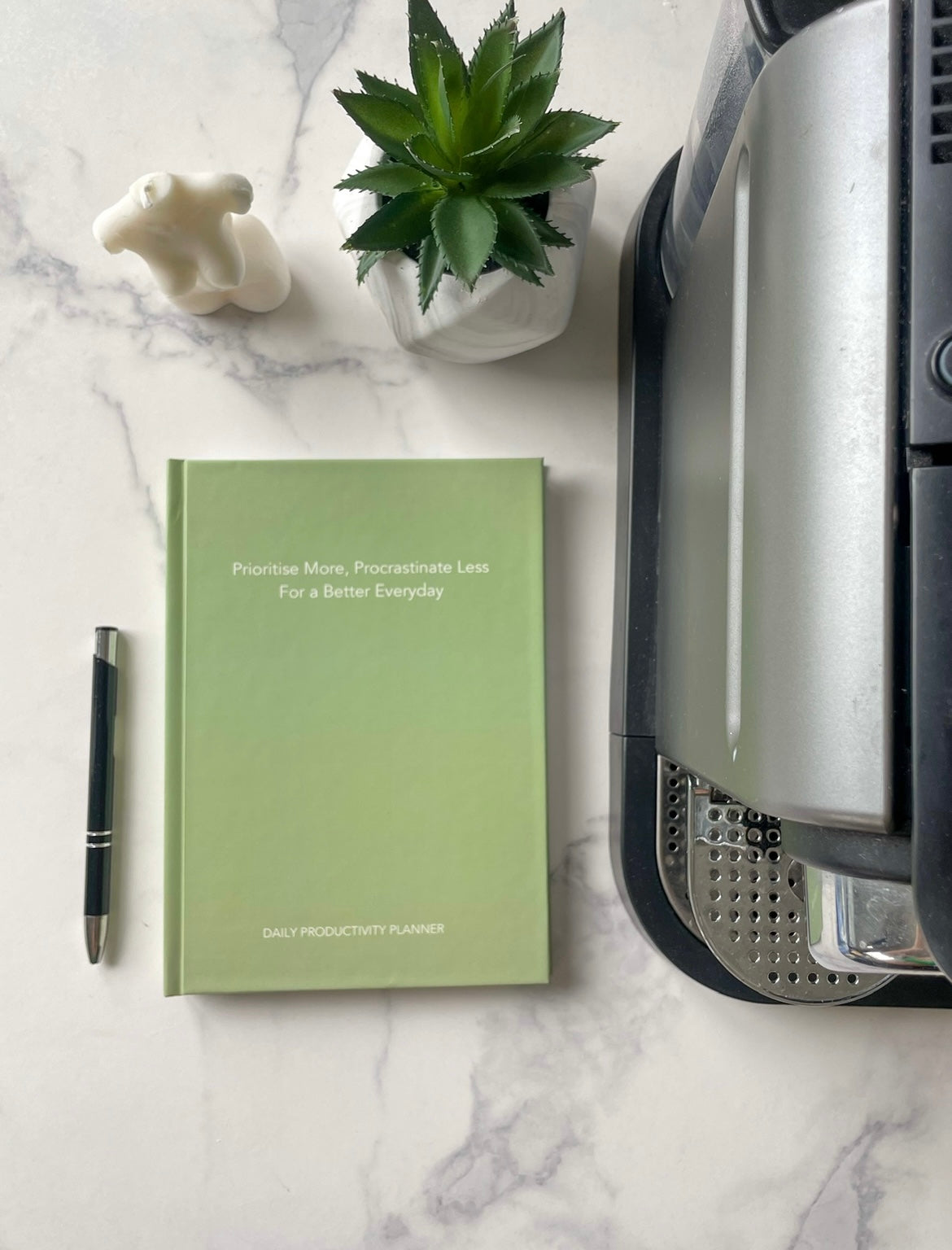 Daily Productivity Planner: Sage Green